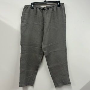 Eileen Fisher Charcoal Cropped Pants